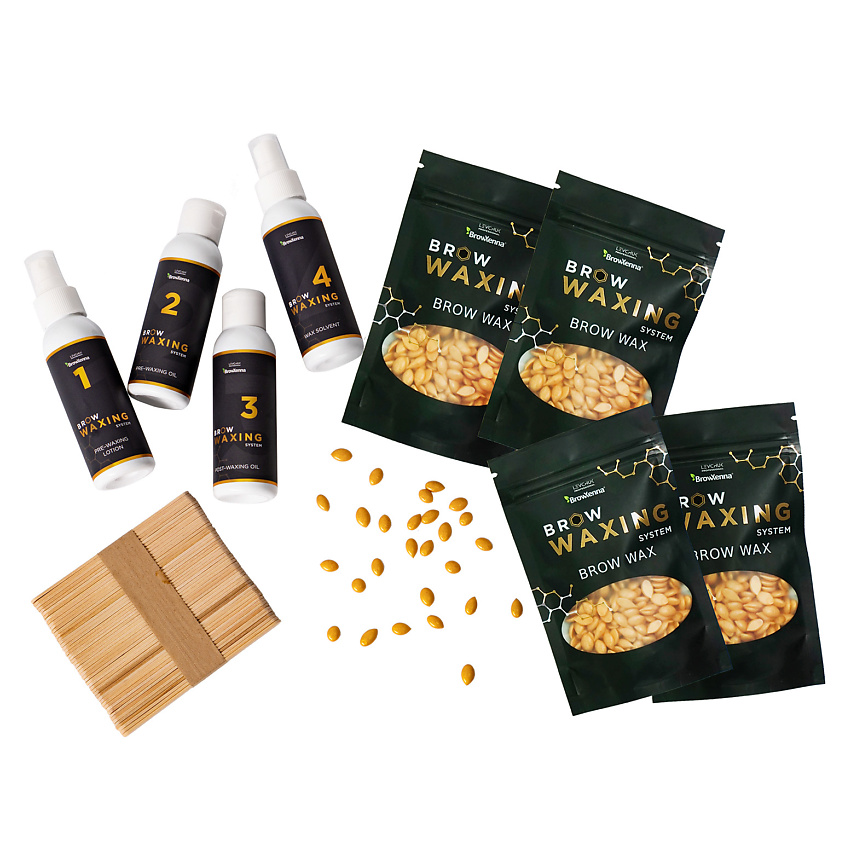 Изображение товара BROWXENNA Набор для восковой депиляции, 1 шт.