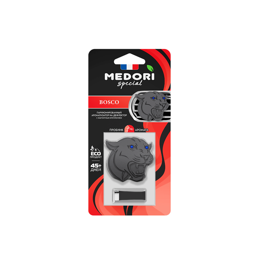 Изображение товара MEDORI Ароматизатор для автомобиля и интерьера Panther BOSCO, 25 мл