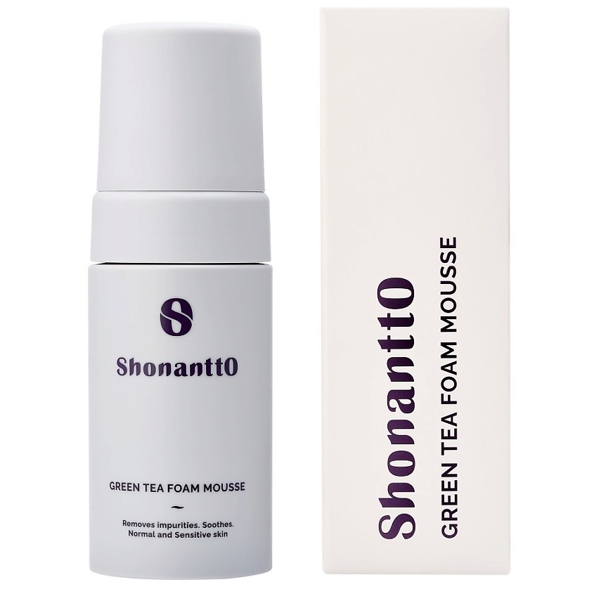 Изображение товара SHONANTTO Пенка-мусс с экстрактом зеленого чая, 100 мл