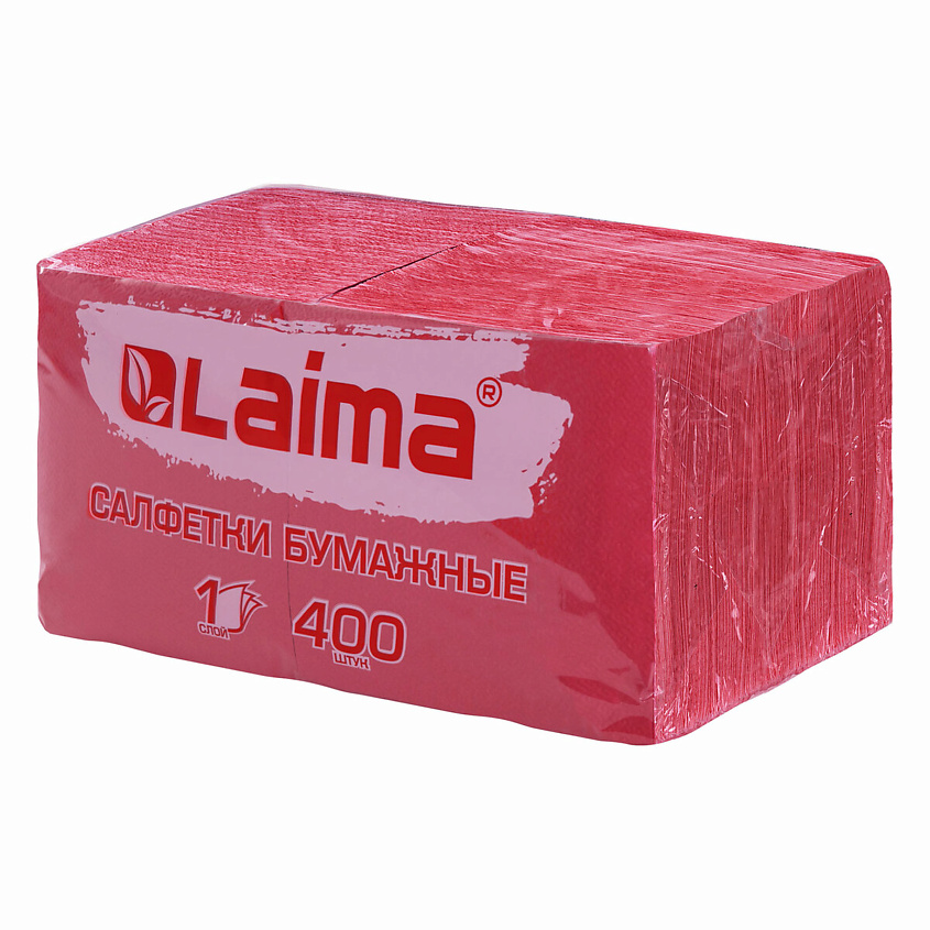 Изображение товара Бумажные салфетки LAIMA Big Pack 400 шт 24х24 см для дома и офиса