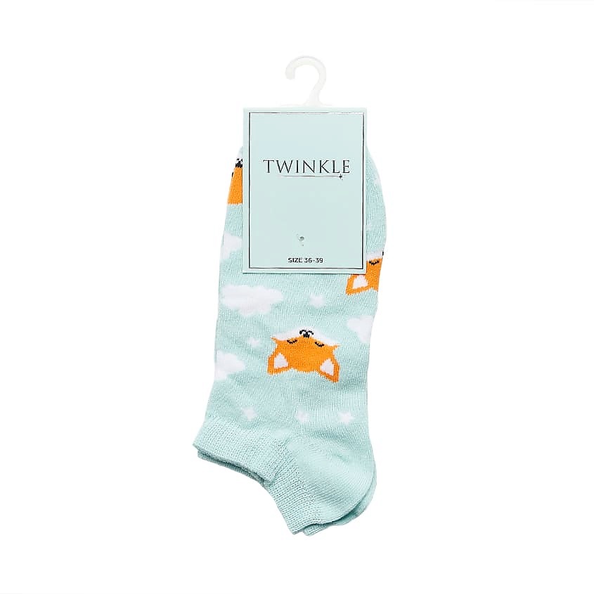 Изображение товара TWINKLE Носки женские FOX голубые размер 36-39