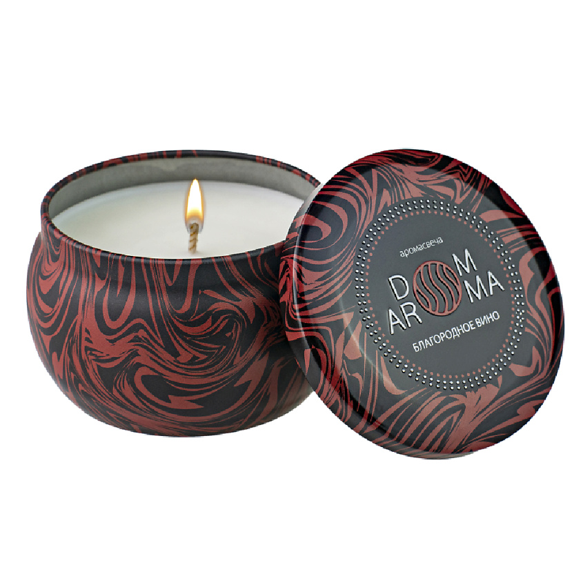 Изображение товара Ароматическая свеча DOM AROMA Благородное вино 125 г