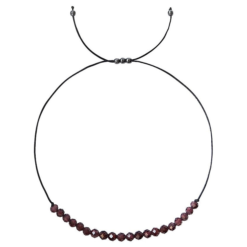 Изображение товара SOMETHING SPECIAL LIFESTYLE JEWELRY Браслет Midi с гранатом, цвет: Бордовый, размер: 18