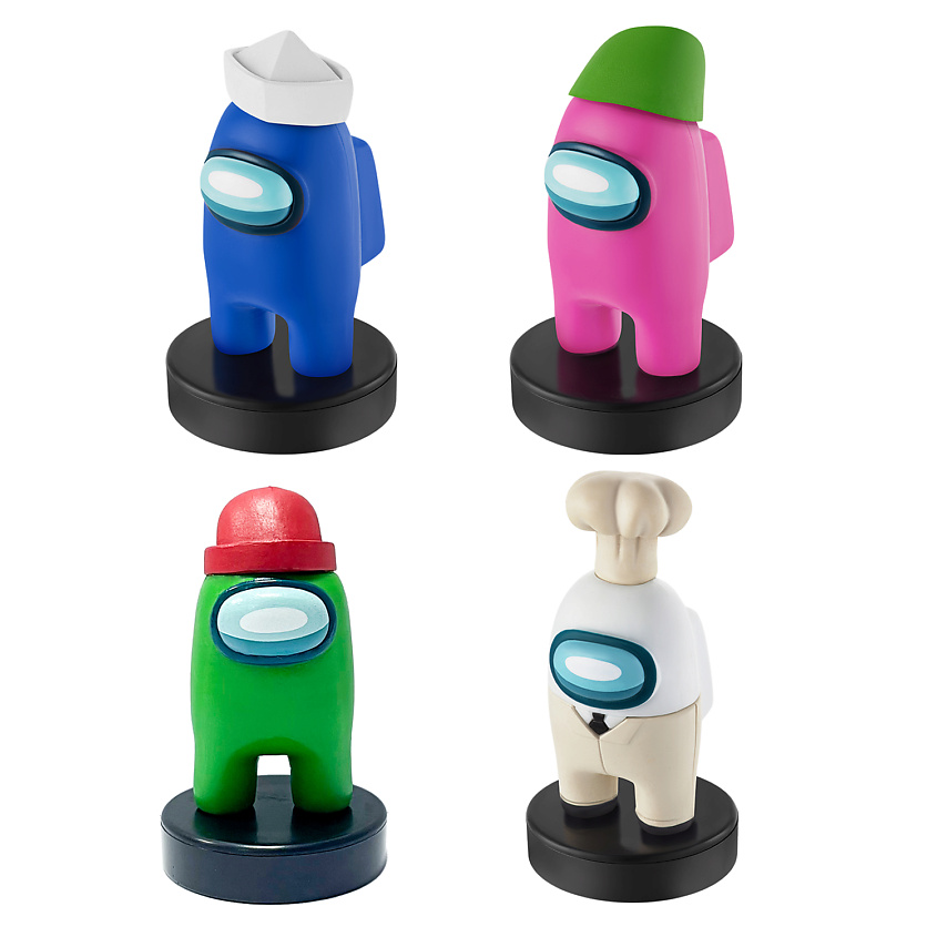 Изображение товара Набор штампиков Among Us 2 серия 4 шт в подарочной упаковке