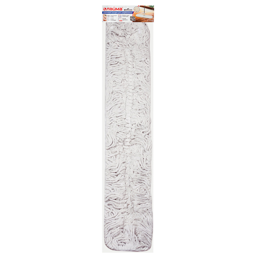 Изображение товара LAIMA Насадка МОП для цельной швабры-рамки, 90 см.