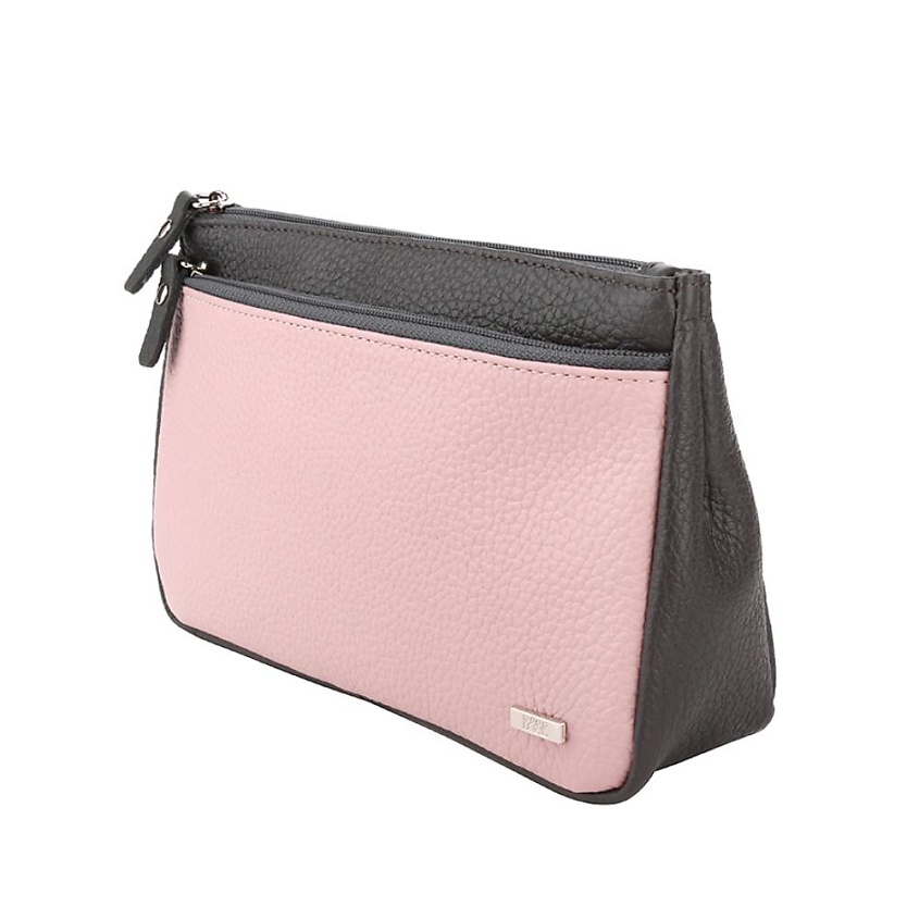 Изображение товара Женская косметичка из натуральной кожи ESSE ЛЕНА серого цвета