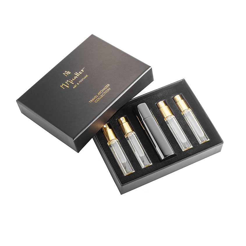 Изображение товара M.MICALLEF Travel Automizer Black Set Nectar SOL, Парфюмерная вода 4х10 мл