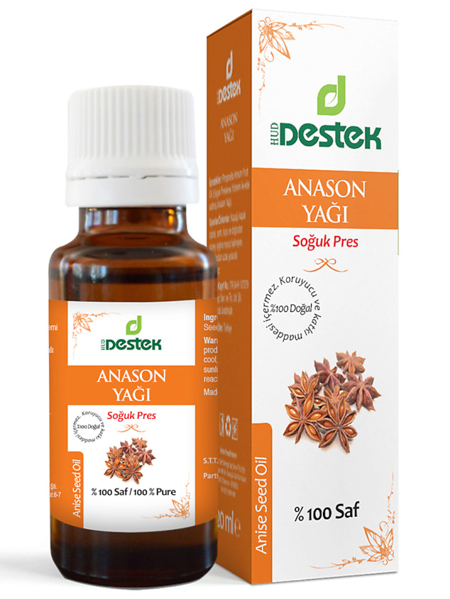 Изображение товара DESTEK Косметическое анисовое масло для лица, уход за ногтями, для массажа, для волос и тела, 20 мл