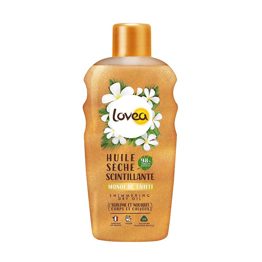 Изображение товара LOVEA Масло для тела сухое Shimmering Dry Oil, 150 мл