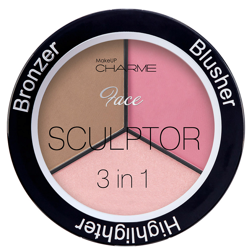 Изображение товара CHARME Скульптор для лица 3 в 1, Розовый