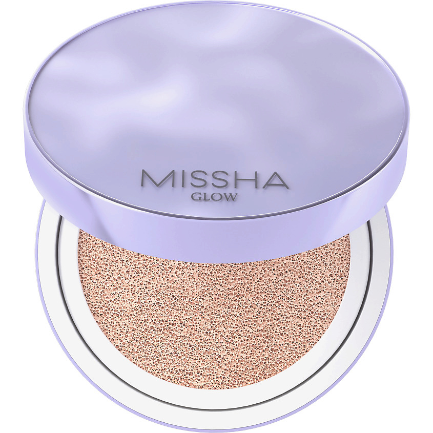 Изображение товара MISSHA Тональный кушон c антивозрастной сывороткой Glow Layering Fit Cushion, №21 Fair, 14 г