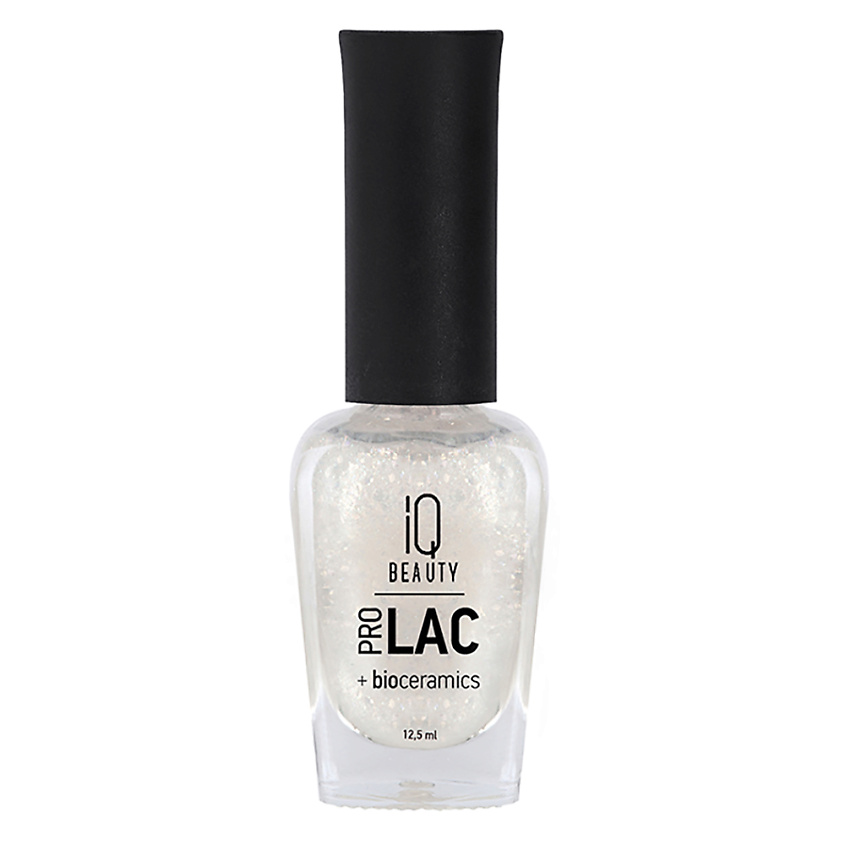 Изображение товара IQ BEAUTY PROLAC+bioceramics Лак для ногтей укрепляющий серебряный 12,5 мл
