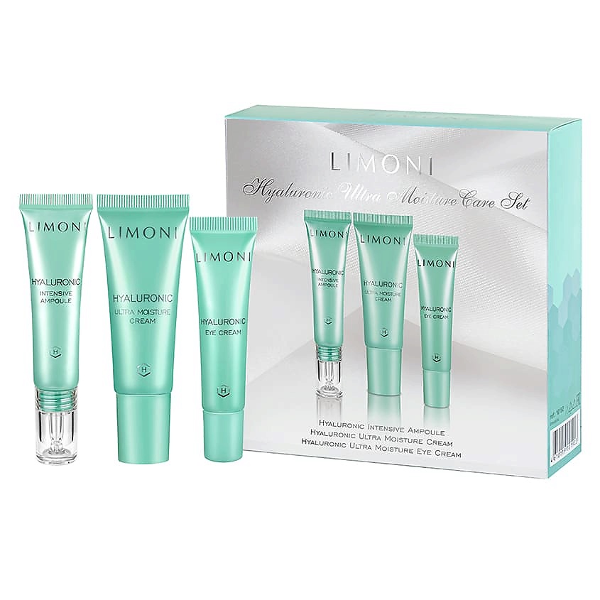 Изображение товара LIMONI Набор для лица увлажняющий Cream+Eye Cream+Ampoule, 25+15+15 мл