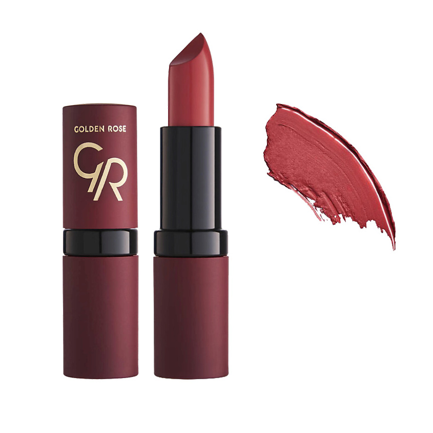 Изображение товара GOLDEN ROSE Помада для губ VELVET MATTE, №5, верблюжий