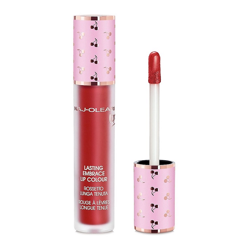 Изображение товара NAJ OLEARI Стойкая жидкая губная помада LASTING EMBRACE LIP COLOUR, ROSSO METALLICO 5 мл