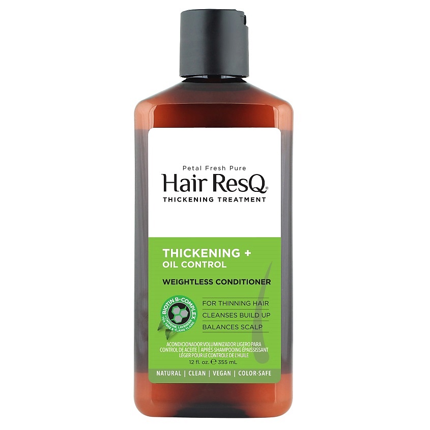 Изображение товара PETAL FRESH Кондиционер уплотняющий для тонких и склонных к жирности волос без эффекта утяжеления Hair ResQ, 355 мл