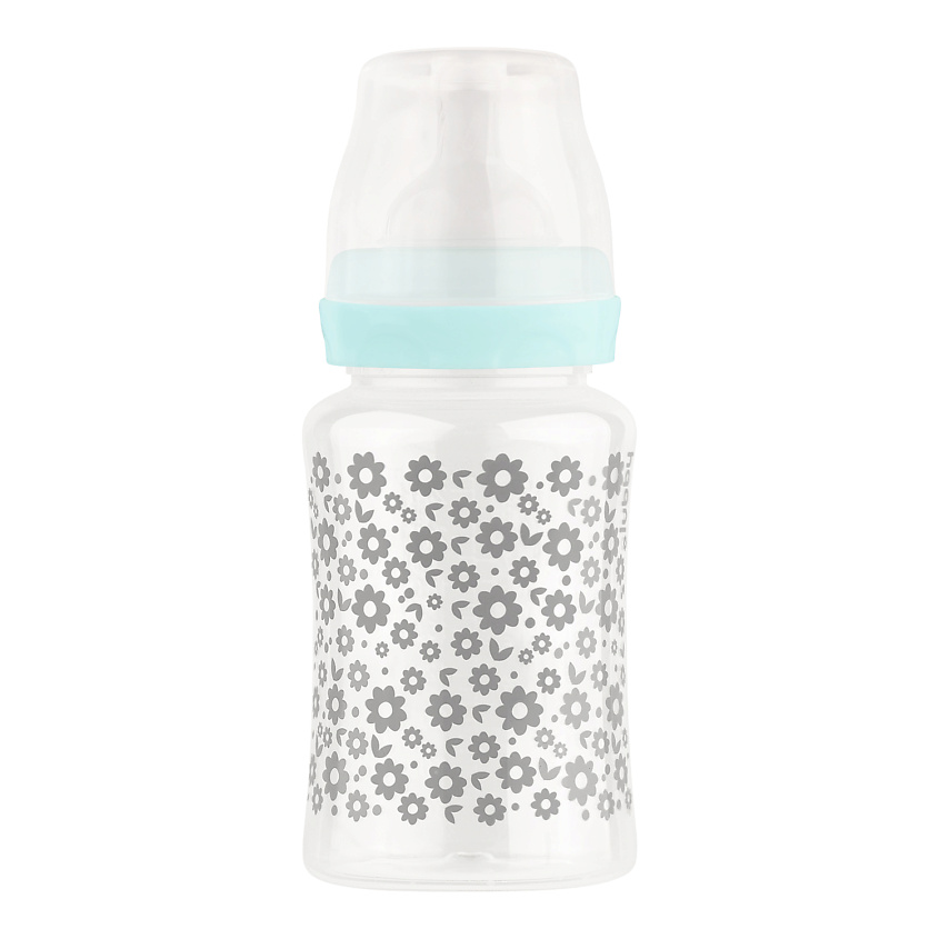 Изображение товара LUBBY Бутылочка для кормления с соской молочной, широким горлом, с рождения, 250 мл.