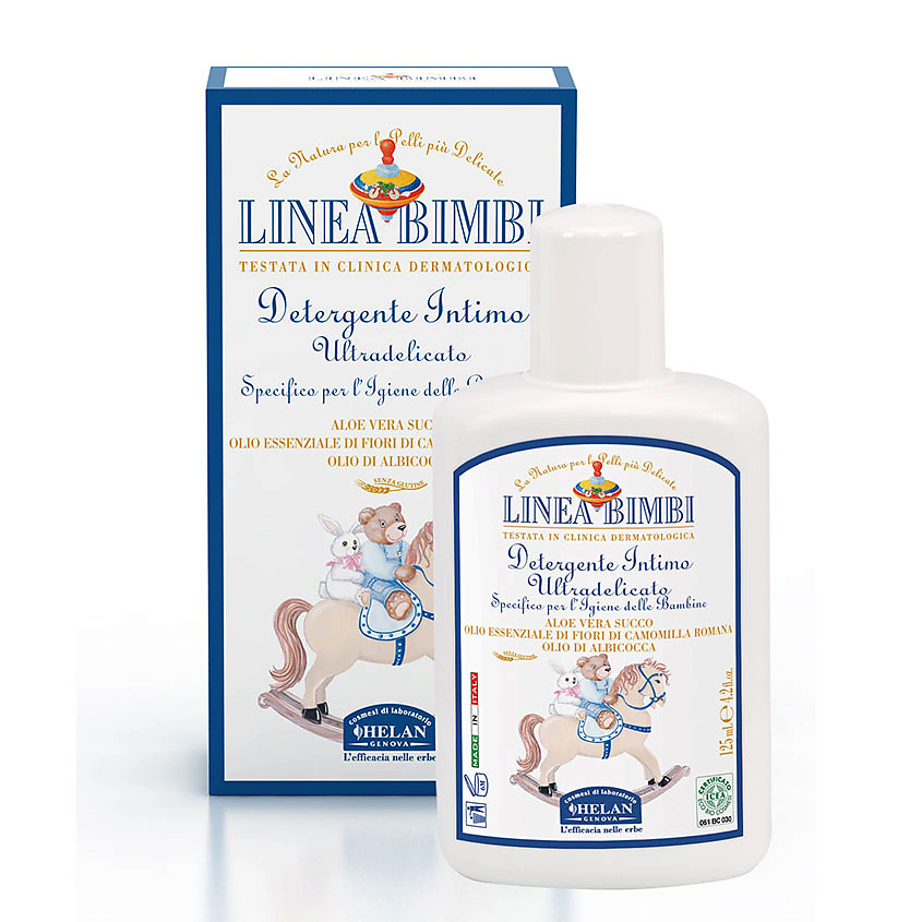 Изображение товара HELAN Детское очищающее средство для интимной гигиены Linea Bimbi, 125 мл