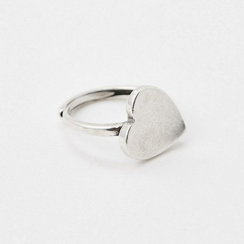 Изображение товара BOCCIOLO Кольцо HEART IS BIG, цвет: Серебряный, размер: 17