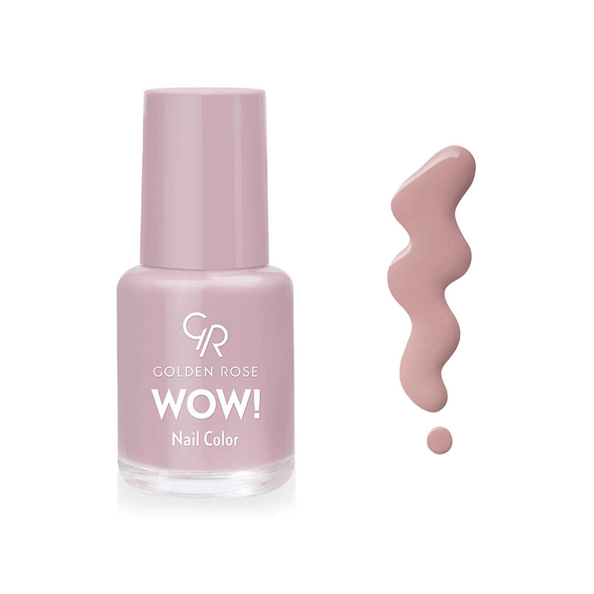 Изображение товара Golden Rose WOW! Nail Color Clear No12 - прозрачный лак для ногтей с глянцевым эффектом