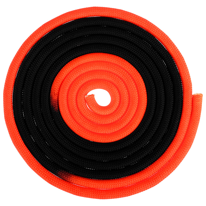 Изображение товара Гимнастическая утяжелённая скакалка двухцветная GRACE DANCE черный