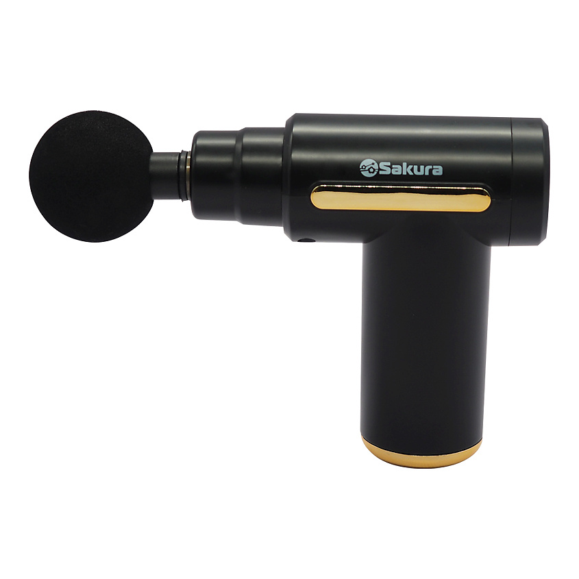 Изображение товара SAKURA Массажер электрический, пистолет перкуссионный для лица, тела и ног SA-5314, Черный