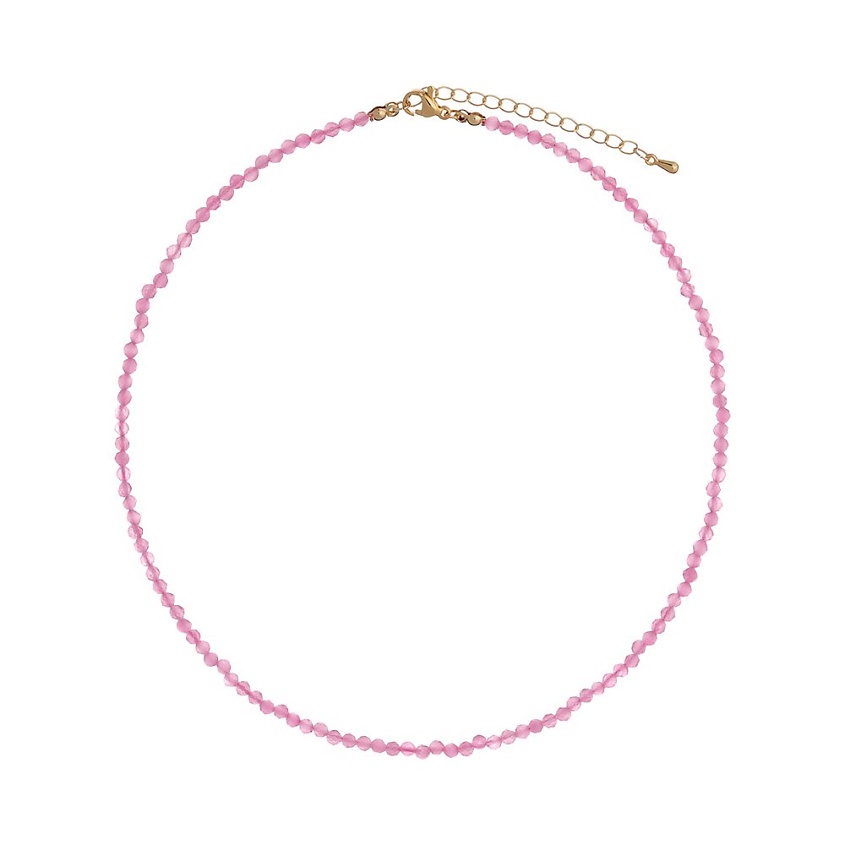 Изображение товара UVI JEWELLERY Чокер из розовых кристаллов, Розовый