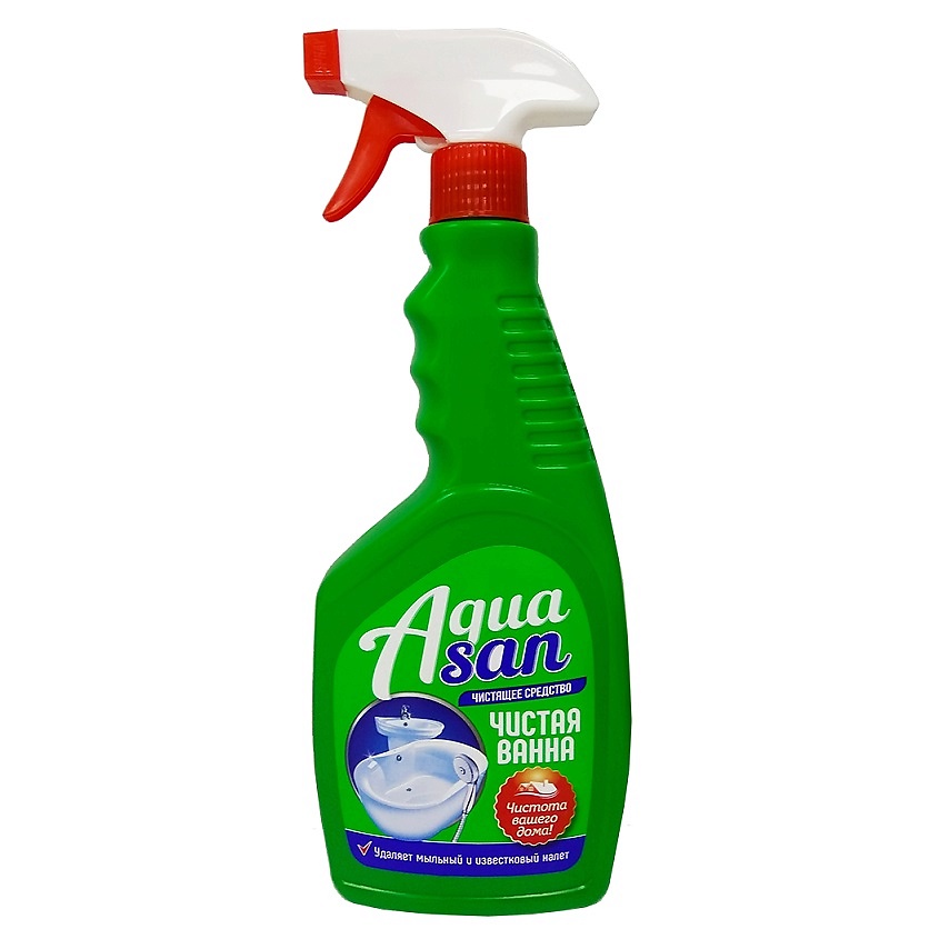 Изображение товара AQUASAN Средство чистящее жидкое "Чистая ванна", 1 шт.