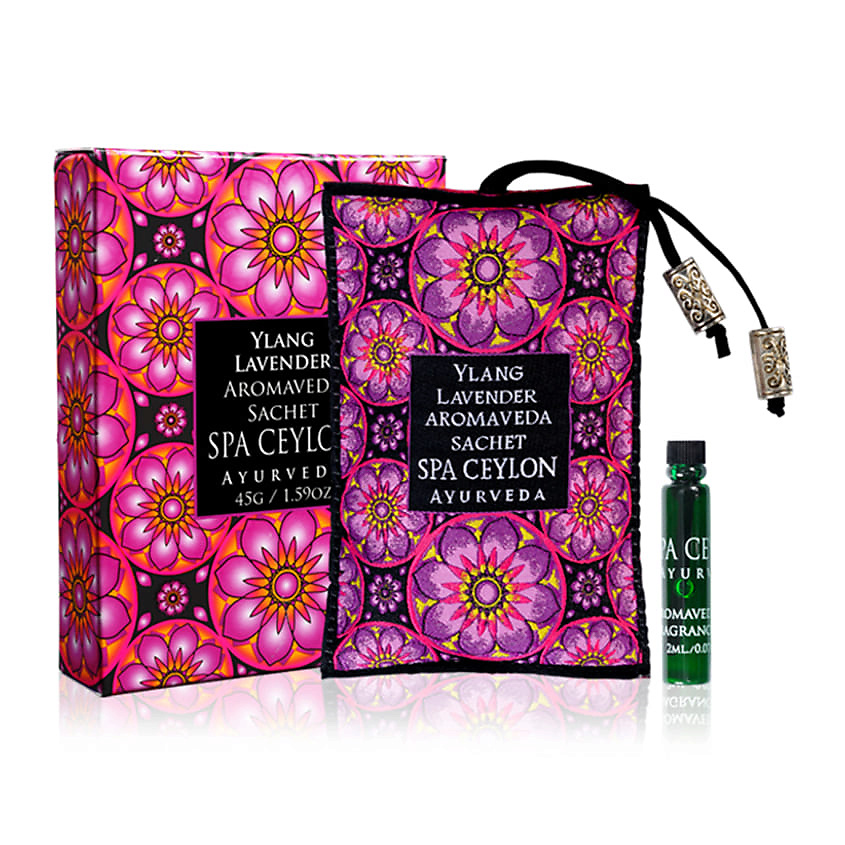 Изображение товара SPA CEYLON Ароматическое саше "ИЛАНГ-ИЛАНГ И ЛАВАНДА", 45 гр