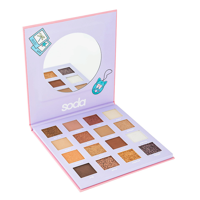 Изображение товара SODA Палетка теней GAME OVER #gamergirl, 002 "DREAM TEAM", 25,6 г