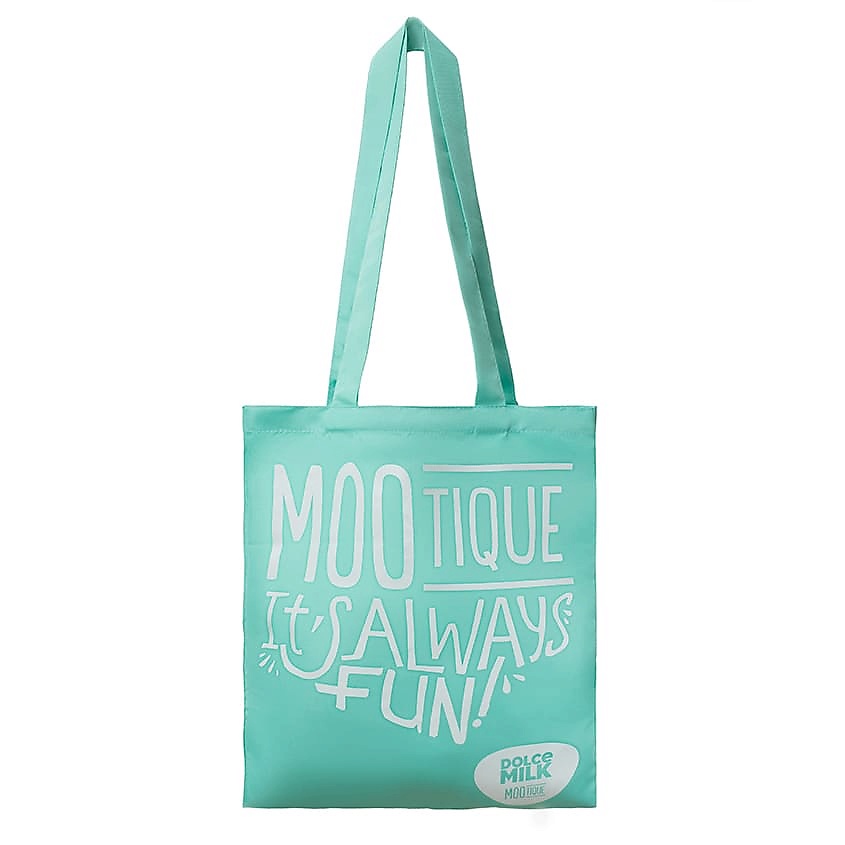 Изображение товара DOLCE MILK Сумка тканевая бирюзовая, 1 шт.