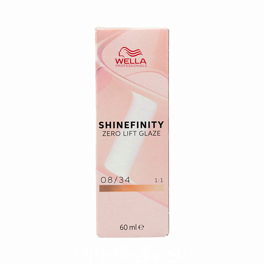 Изображение товара Перманентная краска Shinefinity color № 08/34 от WELLA PROFESSIONALS