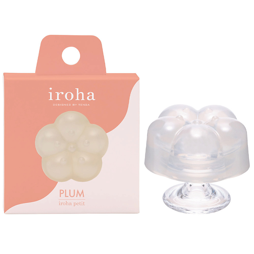 Изображение товара IROHA PETIT SHELL Клиторальный стимулятор натуральная текстура коралловый цвет