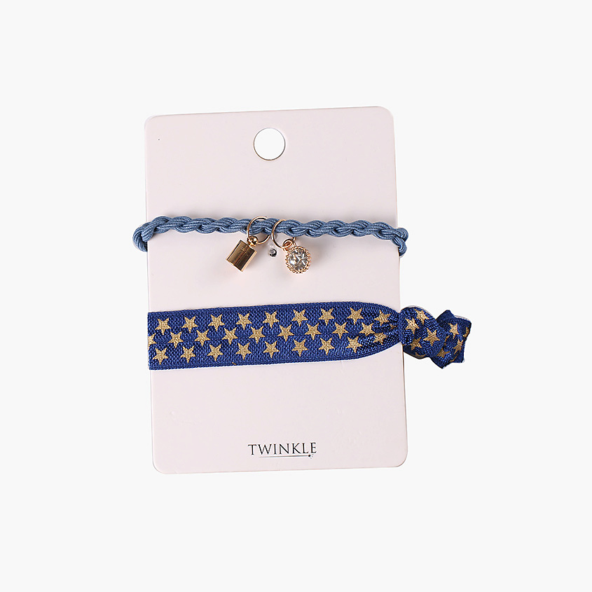 Изображение товара Набор резинок для волос TWINKLE 2 шт. темно-синие