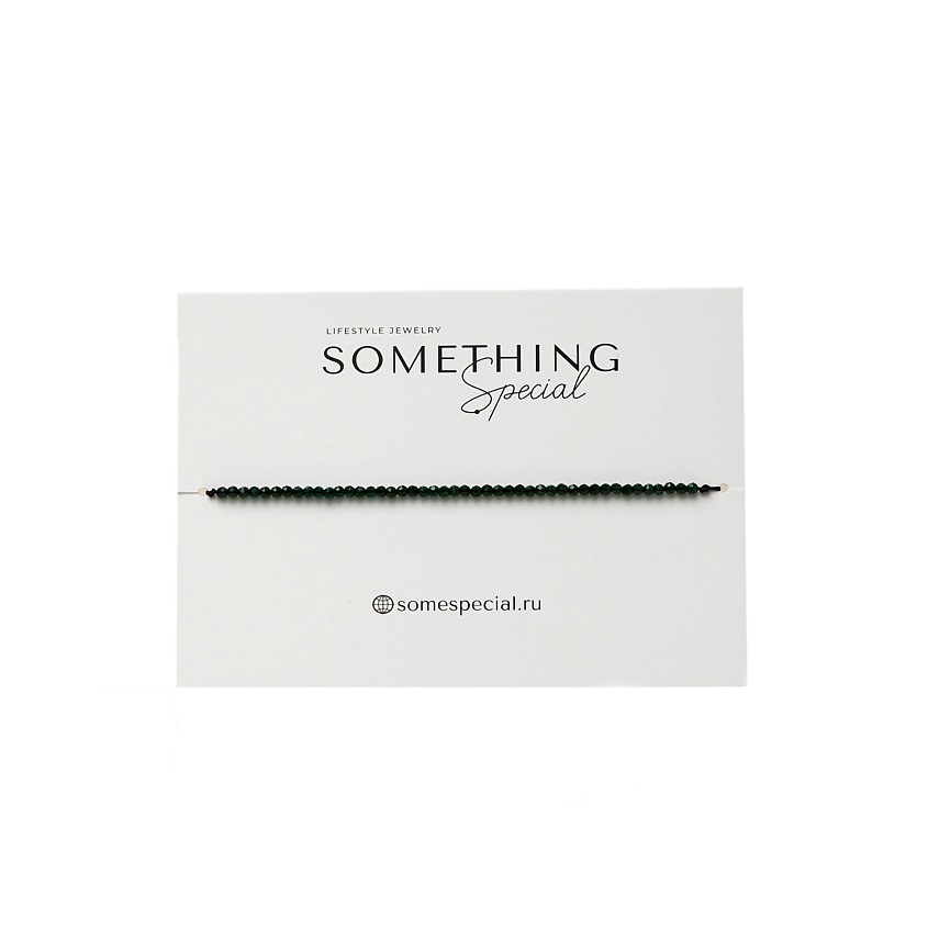 Изображение товара SOMETHING SPECIAL LIFESTYLE JEWELRY Браслет с зеленой шпинелью long, цвет: Зеленый, размер: 14-21
