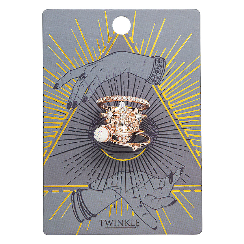 Изображение товара НАБОР КОЛЕЦ TWINKLE MYSTIC COLLECTION 5 шт - астрологические украшения