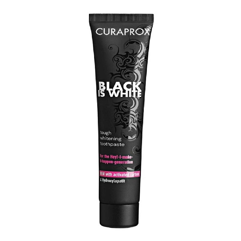 Изображение товара CURAPROX Зубная паста Black Is White , вкус лайма, цвет: Черный, 90 мл