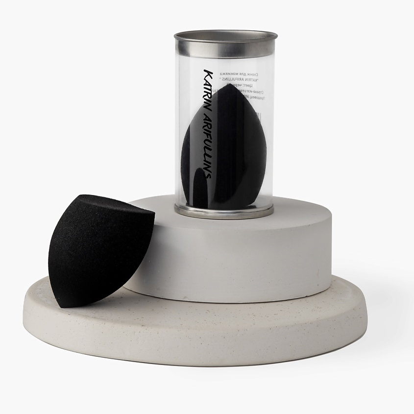 Изображение товара Косметический спонж для макияжа KATRIN ARIFULLINS гипоаллергенный Влажный и сухой методы нанесения