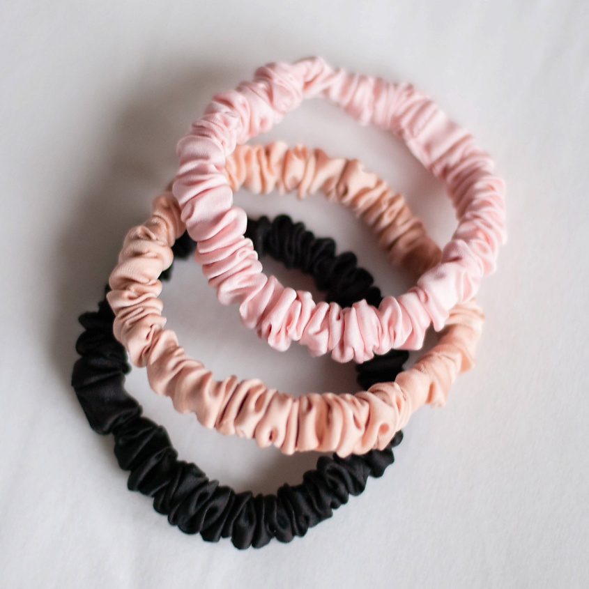 Изображение товара Набор из 3 узких резинок 8 HORAS of silk искусственный шелк