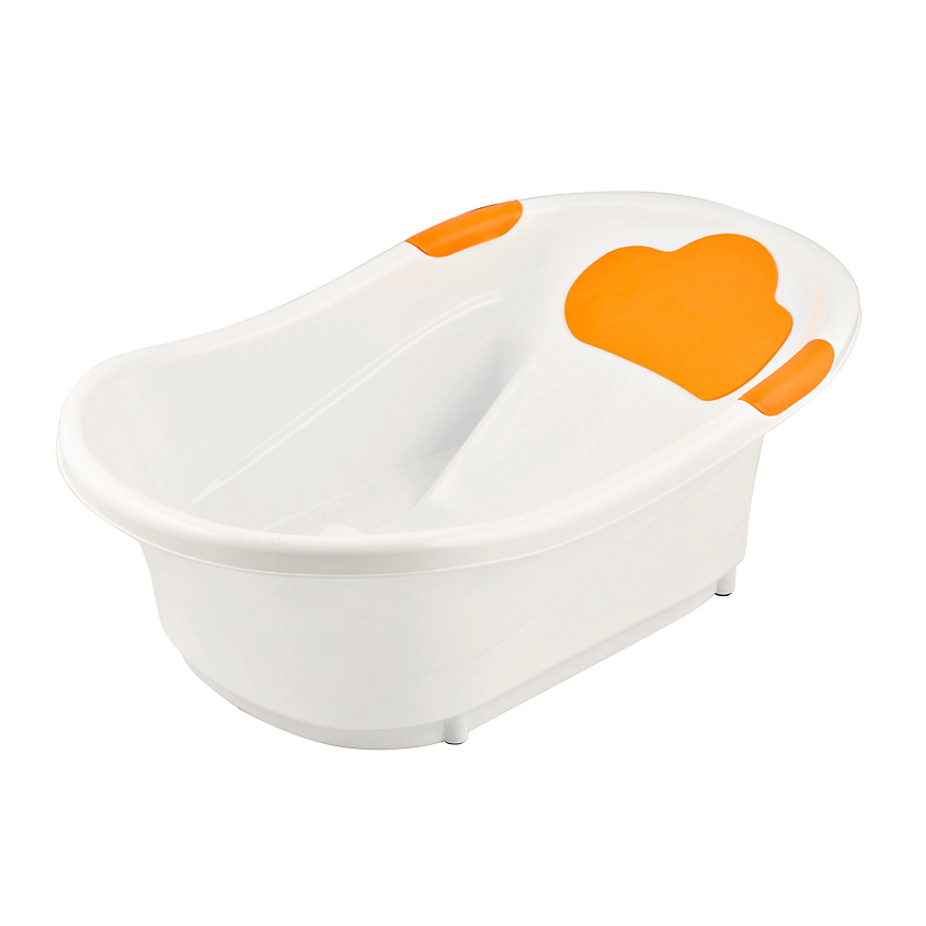 Изображение товара ROXY KIDS Ванночка с анатомической горкой и сливом, Оранжевый