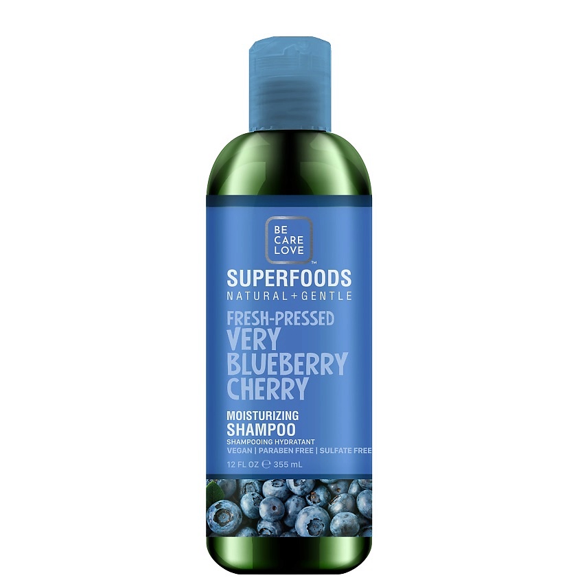Изображение товара Увлажняющий шампунь с черникой и вишней BE CARE LOVE 355 мл для чувствительной кожи