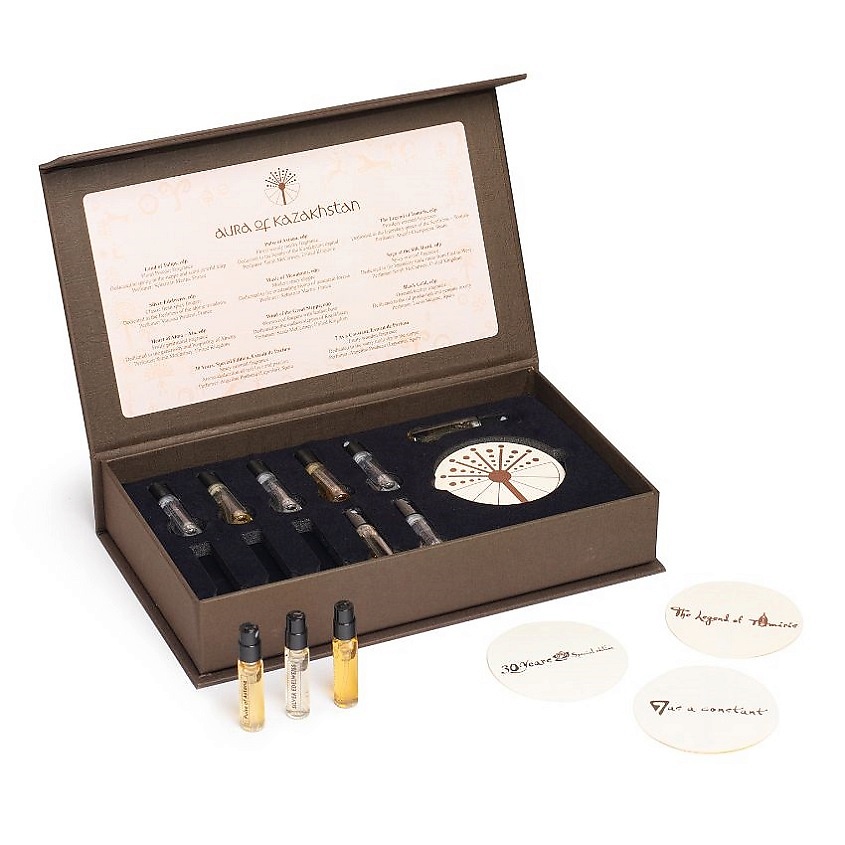 Изображение товара Набор парфюмерных пробников AURA OF KAZAKHSTAN 11 шт. по 3 мл - парфюмерия для мужчин и женщин