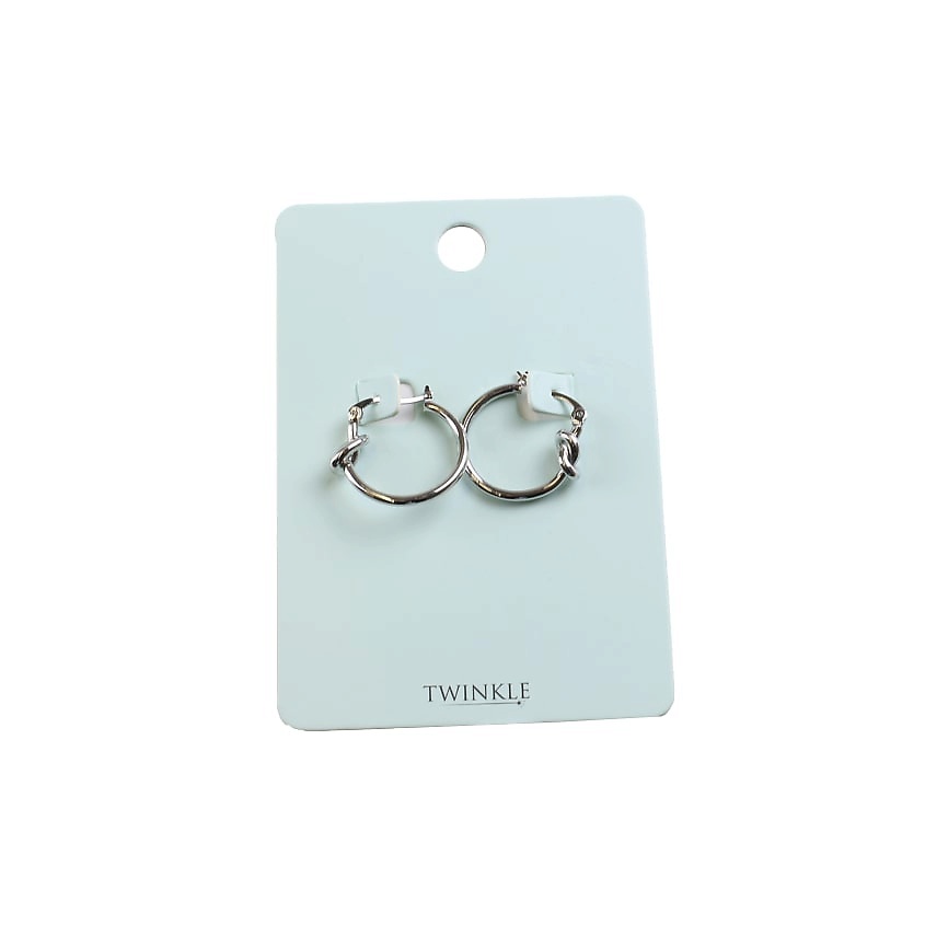 Изображение товара Серьги TWINKLE Knot сверкающие женские элегантные украшения