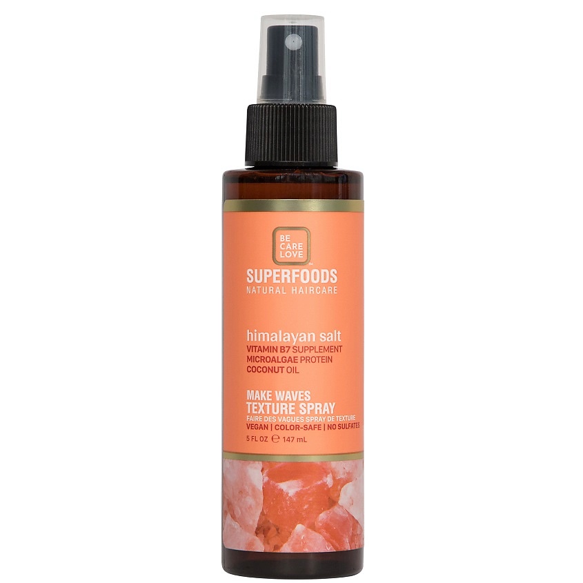 Изображение товара BE CARE LOVE Спрей для волос соляной Superfoods, 147 мл
