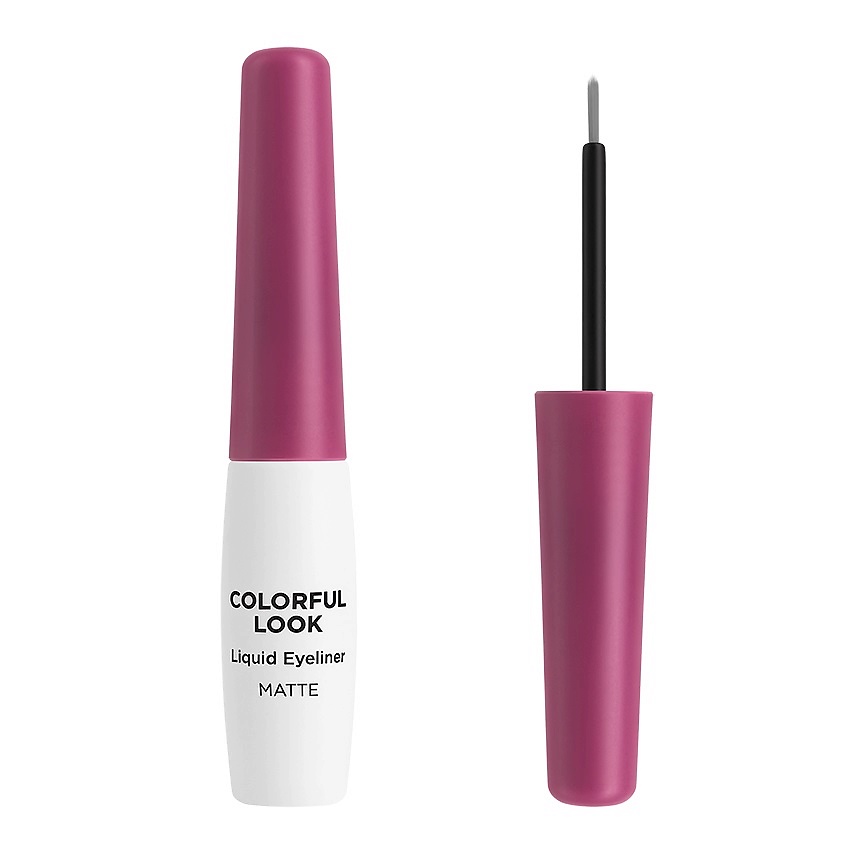 Изображение товара ЛЭТУАЛЬ Жидкая матовая подводка для глаз Colourful Look, сливовый, 6.5 мл