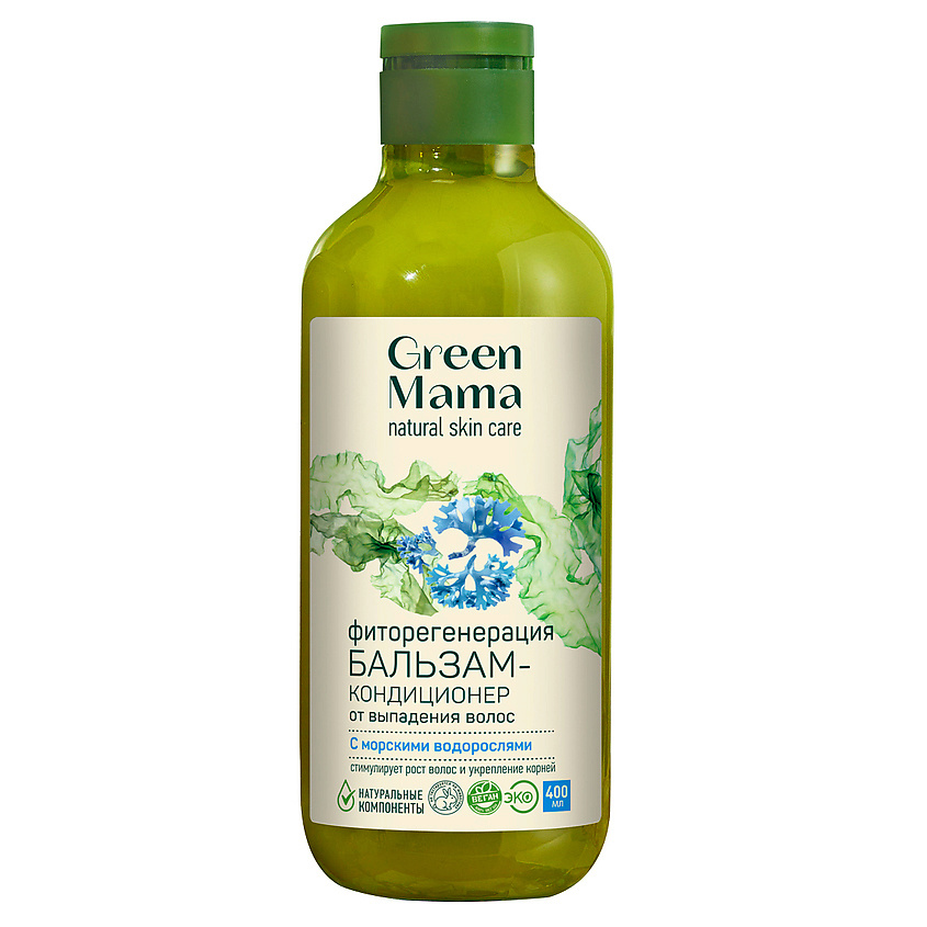 Изображение товара GREEN MAMA Бальзам-кондиционер Фиторегенерация для укрепления и роста волос 400 мл