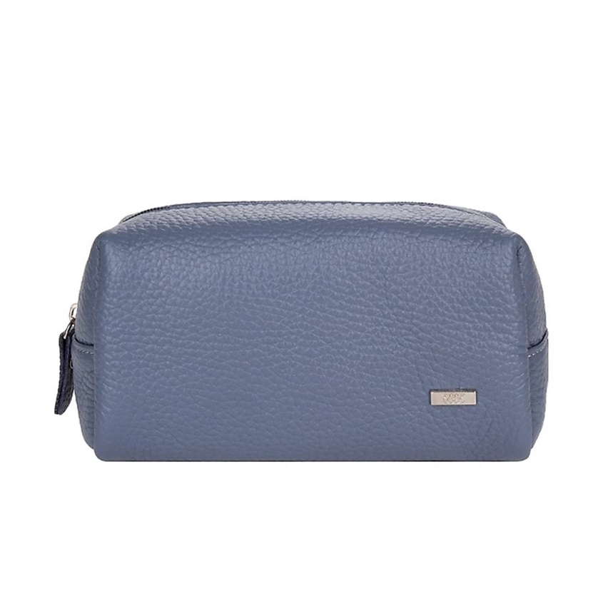 Изображение товара ESSE Косметичка МИННА из натуральной кожи голубого цвета