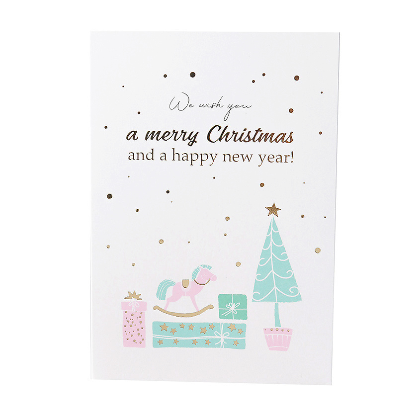 Изображение товара ЛЭТУАЛЬ Открытка «We wish you a merry Christmas», 1 шт.