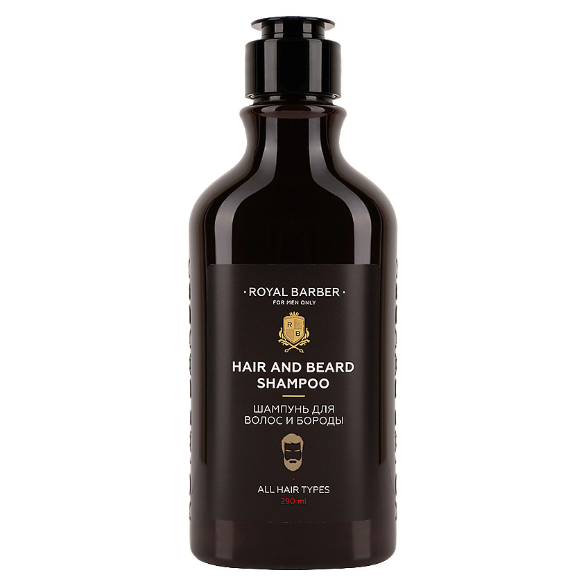 Изображение товара ROYAL BARBER Шампунь для волос и бороды, 290 мл