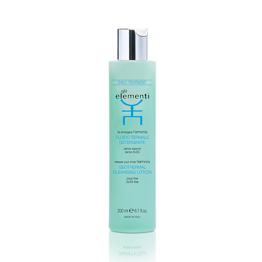 Изображение товара GLI ELEMENTI Лосьон для лица очищающий геотермальный Geothermal Cleansing Lotion, 200 мл